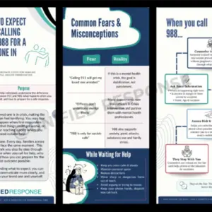 loved one in crisis: 911 or 988?